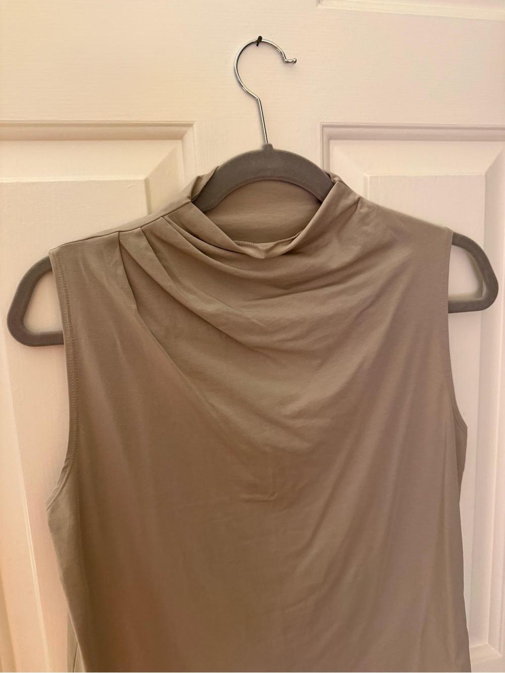 Abercrombie & Fitch Taupe Modal-Blend Sleeveless Top NWOT